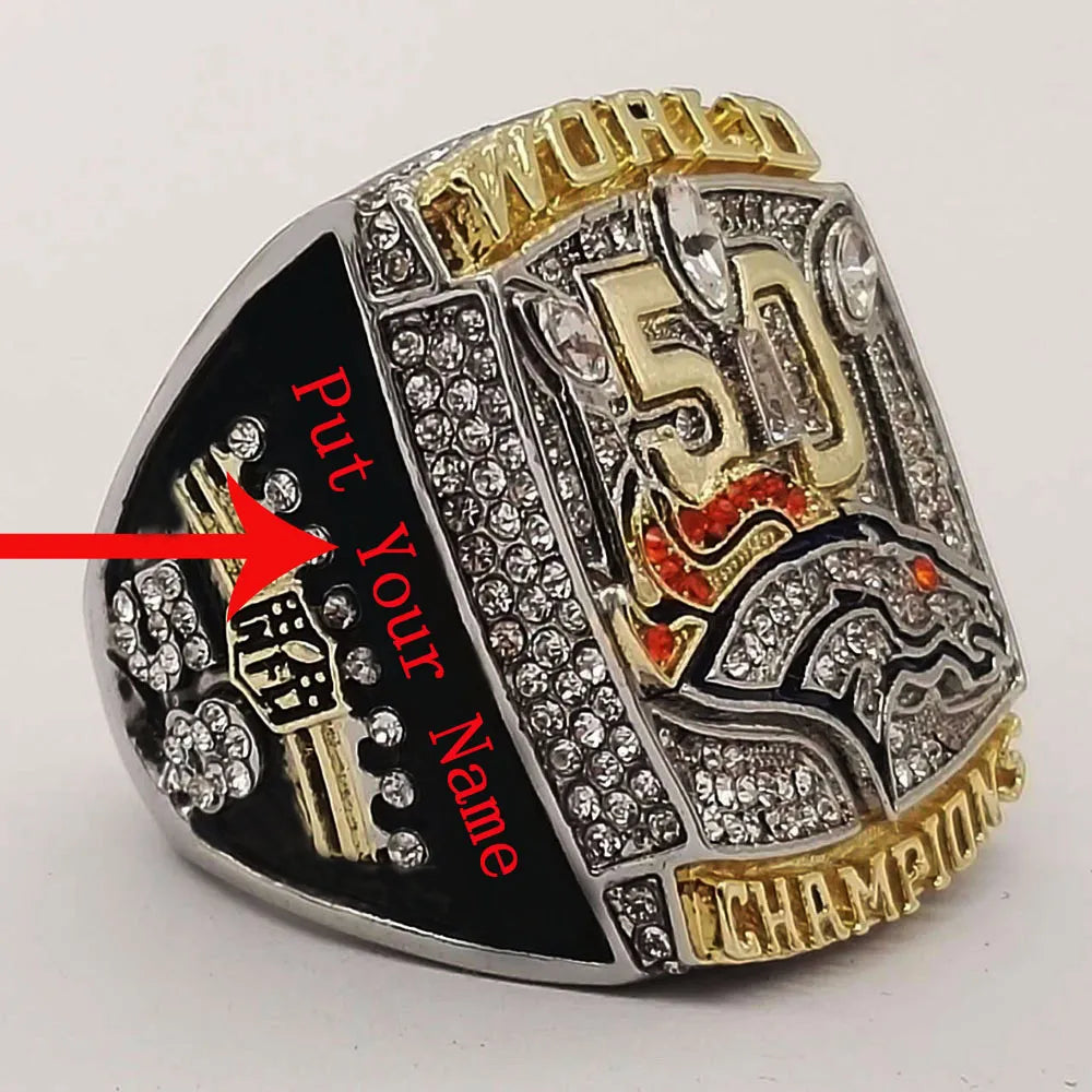 Denver Broncos NFL Championship Ring (2015) Miller