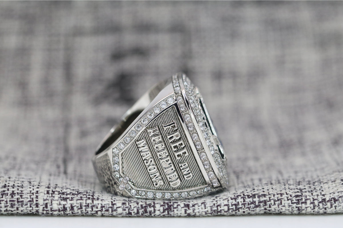 Free And Accepted Masons Ring (Eye Of The Providence) - Shine Series, Silver