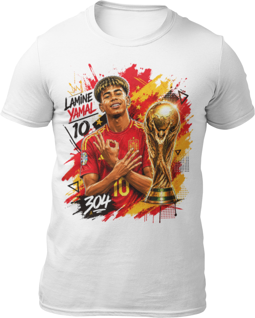 Lamine T-Shirt Spain Football Tee