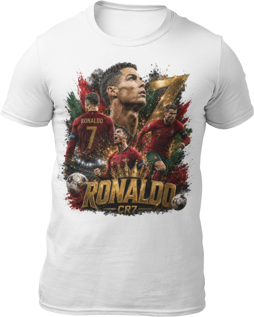 Cristiano Ronaldo T-Shirt Portugal Football Tee