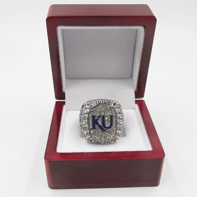 Kansas Jayhawks College Basketball Championship Ring (2008)