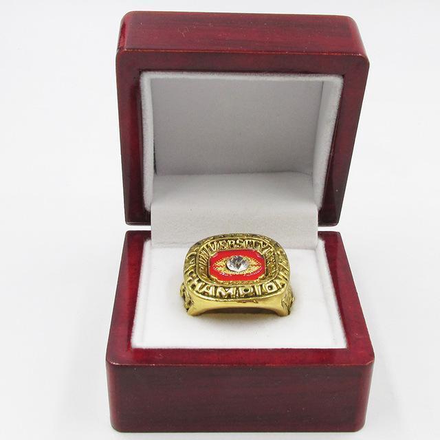 Oklahoma Sooners College Football National Championship Ring (1975)