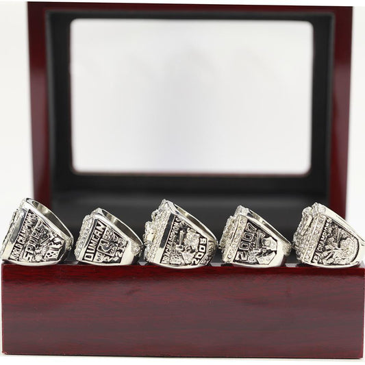 San Antonio Spurs NBA Championship 5 Ring Set (1999, 2003, 2005, 2007, 2014)