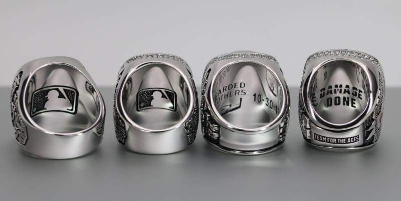 Boston Red Sox World Series Ring Set (2004, 2007, 2013, 2018) - Premium Series