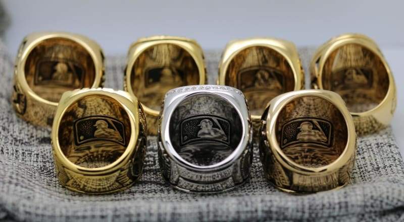New York Yankees World Series Ring Set of 7 (1977, 1978, 1996, 1998, 1999, 2000, 2009) - Premium Series