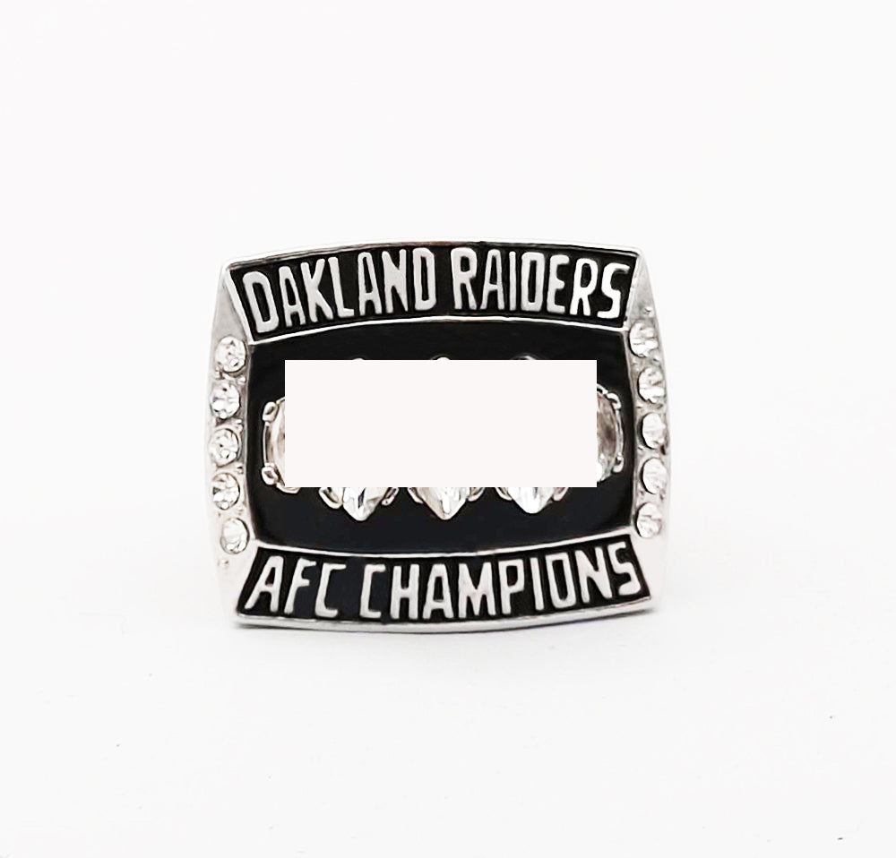 Las Vegas Raiders NFL Championship Ring (2002) AFC