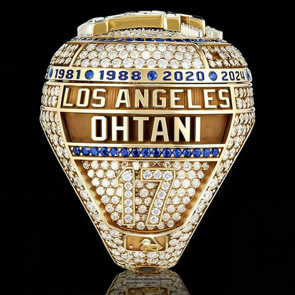 Los Angeles Dodgers Ring and Trophy (2025) - Zinc Alloy Version