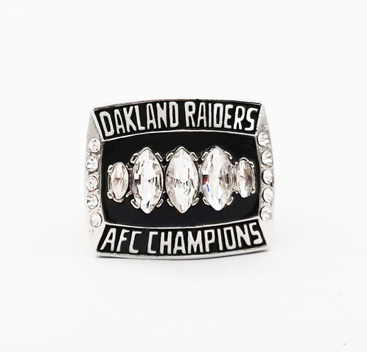 Las Vegas Raiders NFL Championship Ring (2002) AFC