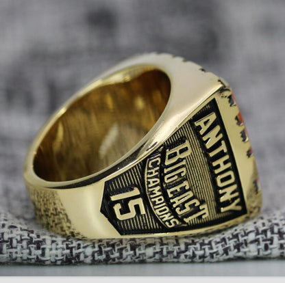 Syracuse Orangemen Big East Basketball Championship Ring (2003) - Premium Series