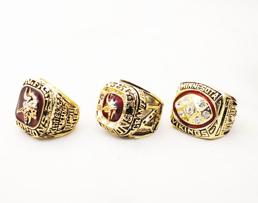 Minnesota Vikings NFL Championship Ring (SET)