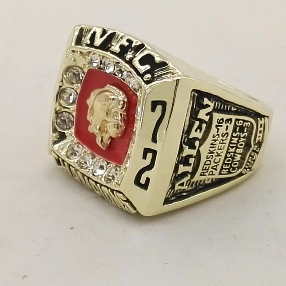 Washington Redskins NFL Championship Ring (1972)