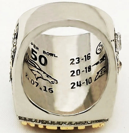 Denver Broncos NFL Championship Ring  (2015) Manning