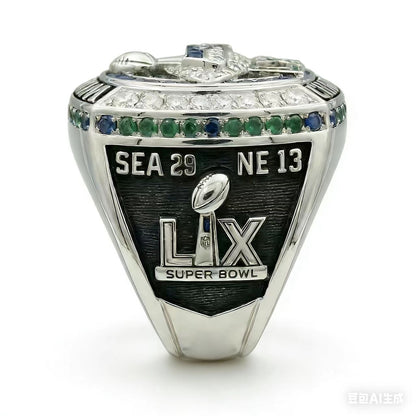 Seattle Seahawks SB Ring Set (2013, 2025) - Official + Fan Edition