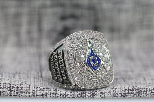 Free And Accepted Masons Ring (Eye Of The Providence) - Shine Series, Silver
