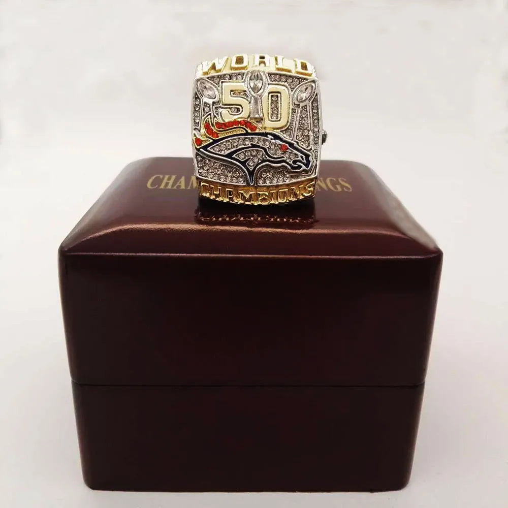 Denver Broncos NFL Championship Ring  (2015) Miller