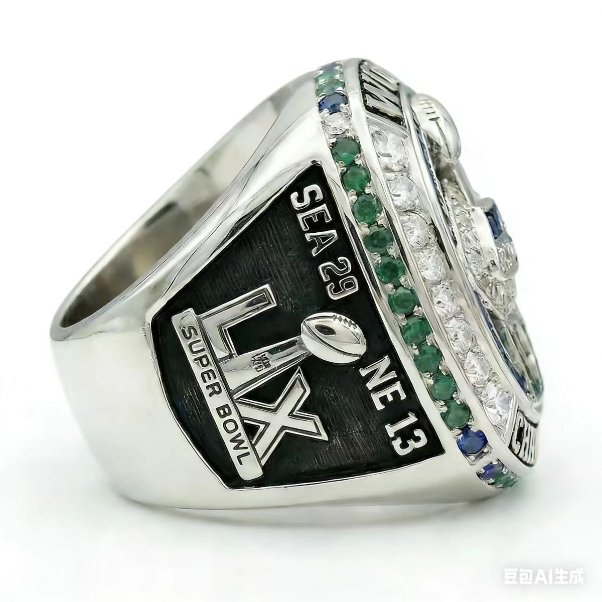 Seattle Seahawks SB Ring Set (2013, 2025) - Official + Fan Edition