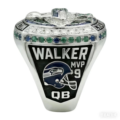 Seattle Seahawks SB Ring Set (2013, 2025) - Official + Fan Edition