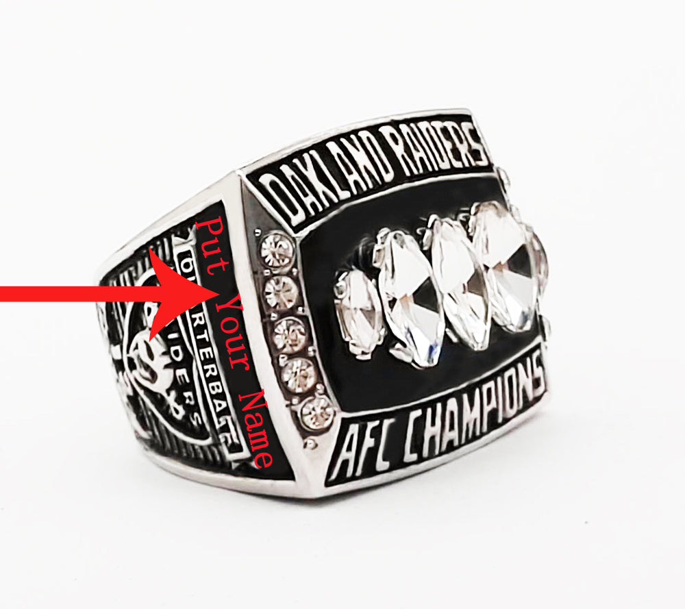 Las Vegas Raiders NFL Championship Ring (MVP)