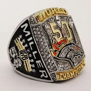 Denver Broncos NFL Championship Ring  (2015) Miller