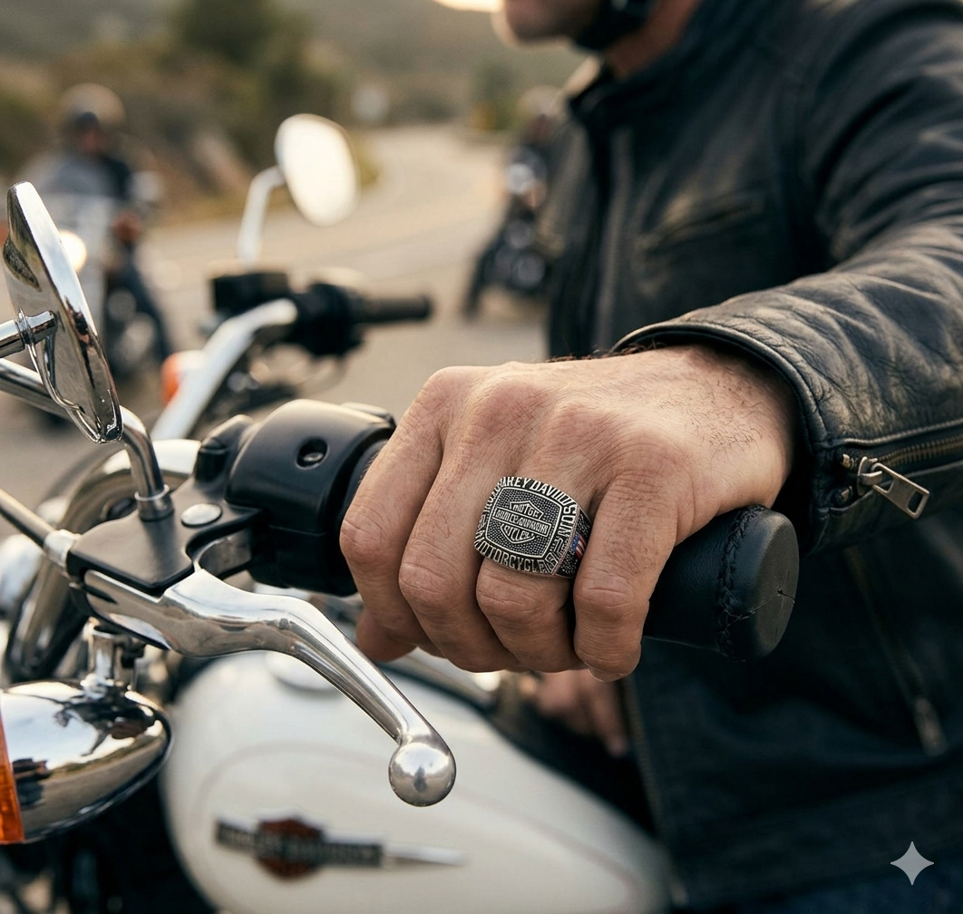 Harley Davidson Hog Rider Ring - Premium Series