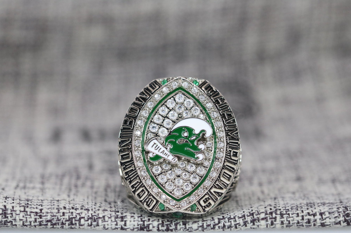 Tulane University Green Wave College Football Cotton Bowl Ring (2023) - Premium Series