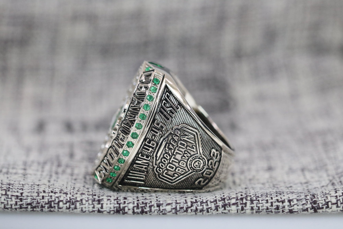 Tulane University Green Wave College Football Cotton Bowl Ring (2023) - Premium Series