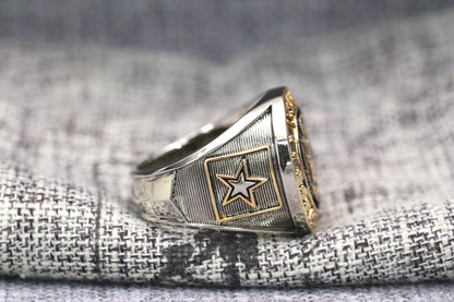 Eagle Valor Military Ring for U.S. Army Members - Premium Series