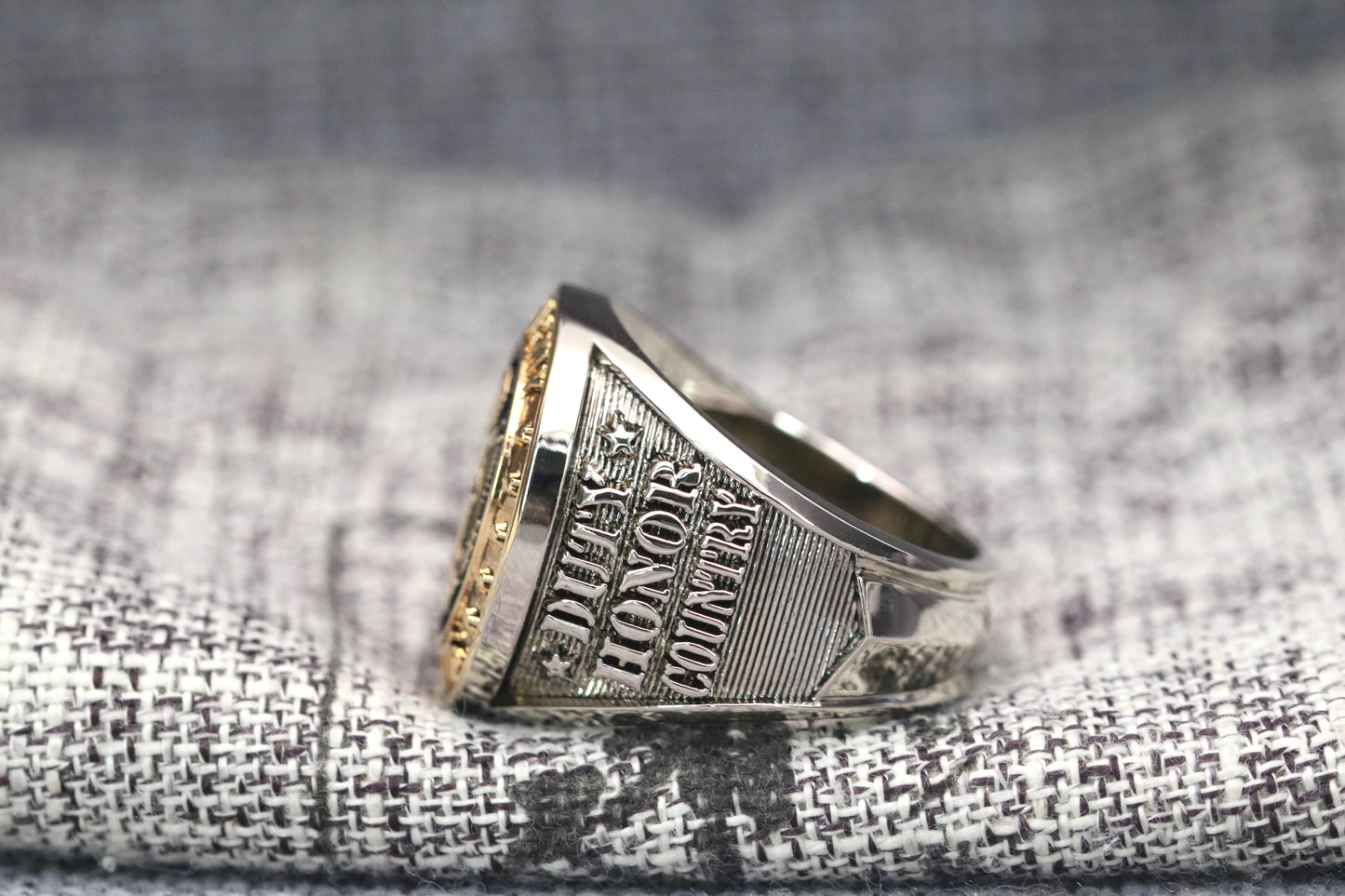 Eagle Valor Military Ring for U.S. Army Members - Premium Series