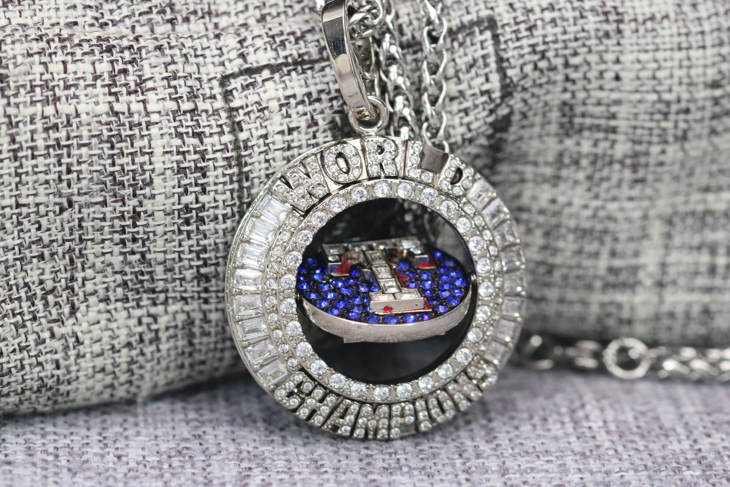 Texas Rangers World Series Pendant Necklace (2023) - Premium Series