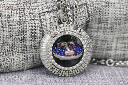 Texas Rangers World Series Pendant Necklace (2023) - Premium Series