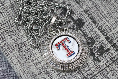 Texas Rangers World Series Pendant Necklace (2023) - Premium Series