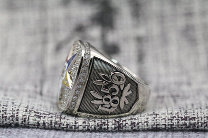 Order Of The Eastern Star Fraternity Ring (OES) - Shine Series, Silver