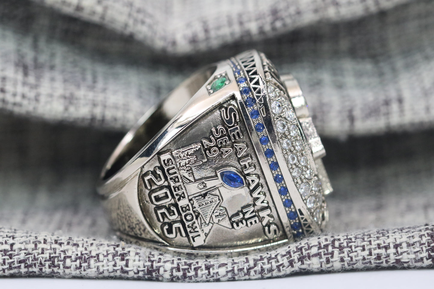Seattle Seahawks SB Ring (2025) - Premium Series
