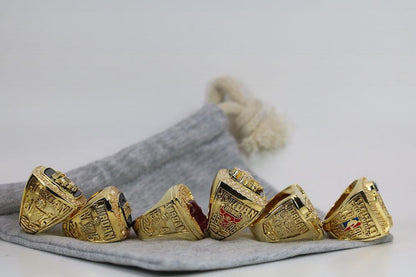 Chicago Bulls NBA Championship 6 Ring Set (1991, 1992, 1993, 1996, 1997, 1998) - Premium Series