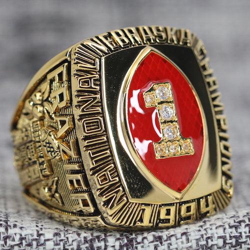 Nebraska Cornhuskers College Football National Championship Ring (1994) - Premium Series