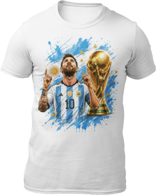 Lionel Messi T-Shirt Argentina Football Tee