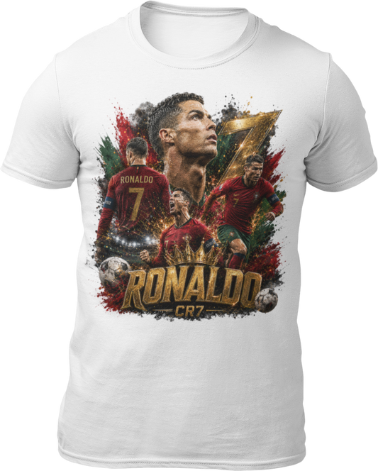 Cristiano Ronaldo T-Shirt Portugal Football Tee