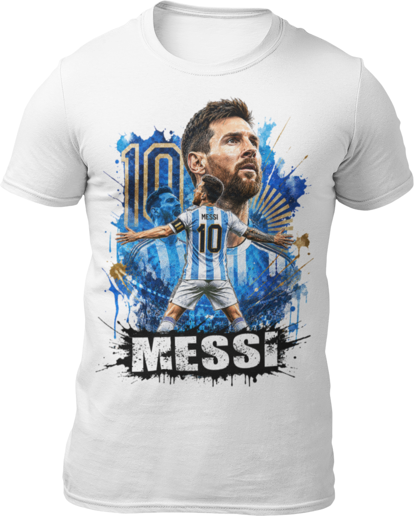 Messi T-Shirt Argentina Football Tee