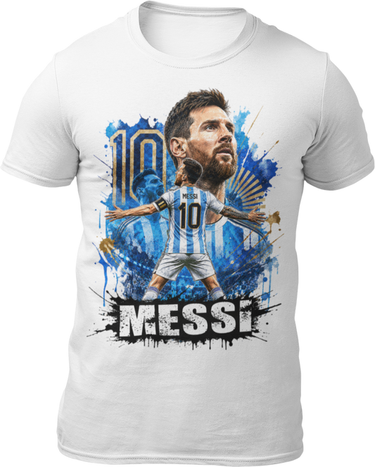 Messi T-Shirt Argentina Football Tee