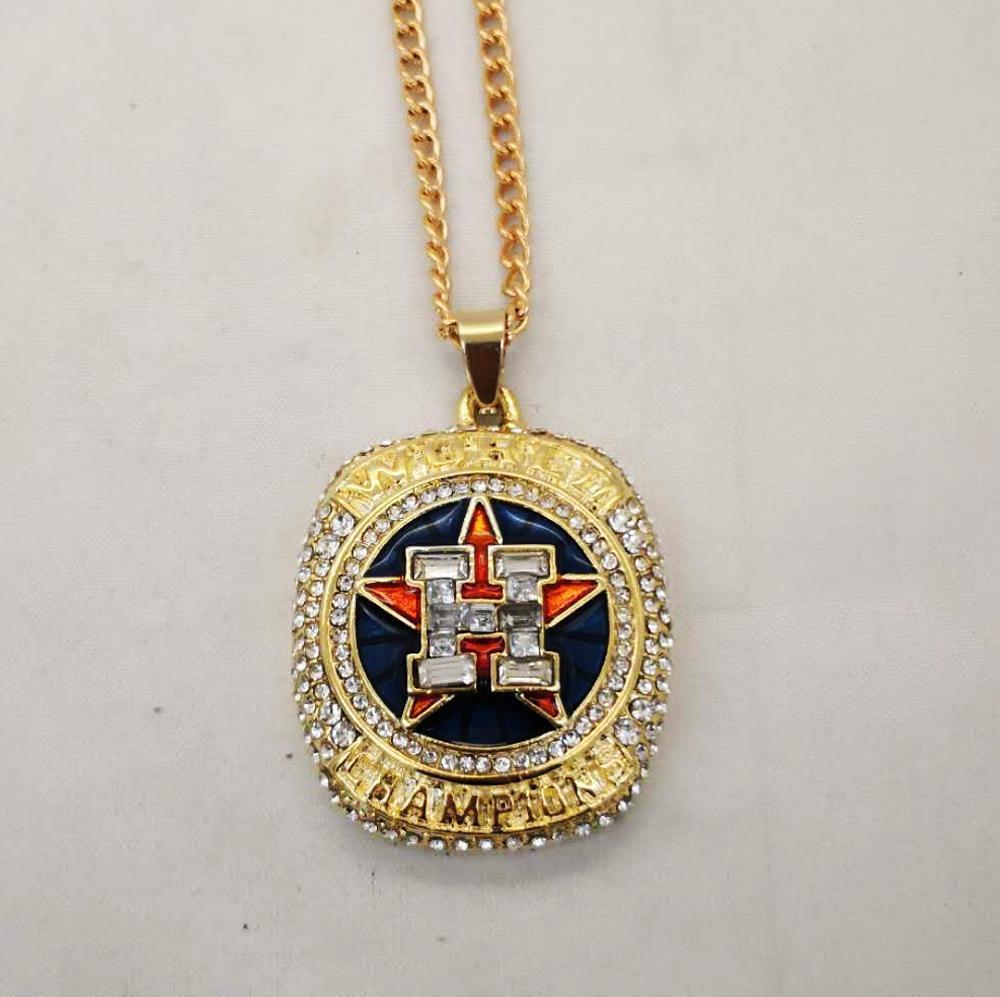 Houston Astros World Series Pendant Necklace (2017)