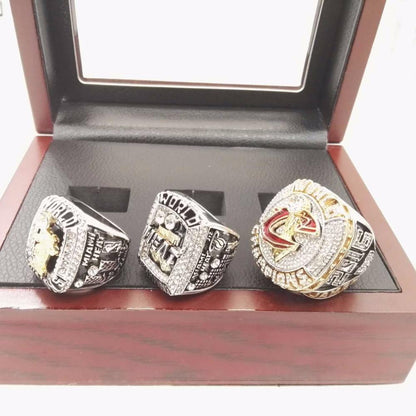 LeBron James Cleveland Cavaliers/Miami Heat NBA Basketball Championship 3 Ring Set (2012, 2013, 2016)