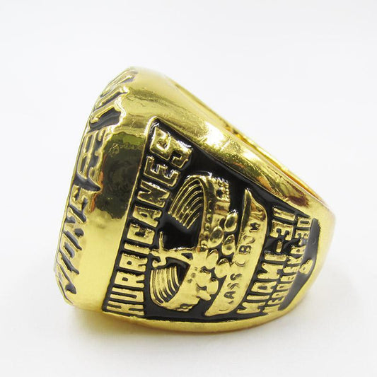 Miami (Fla.) Hurricanes College Football National Championship Ring (1983)