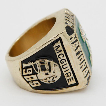 Miami (Fla.) Hurricanes College Football National Championship Ring (1989)