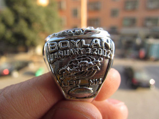 Miami (Fla.) Hurricanes College Football National Championship Ring (2001)