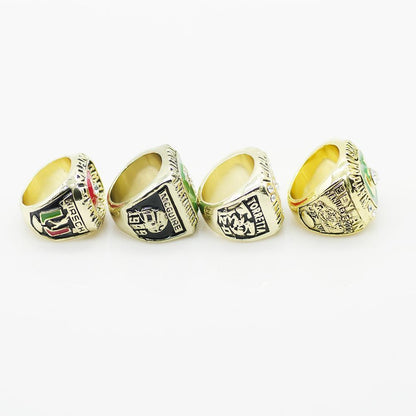 Miami (Fla.) Hurricanes College Football National Championship 4 Ring Set (1983, 1989, 1991, 2001)