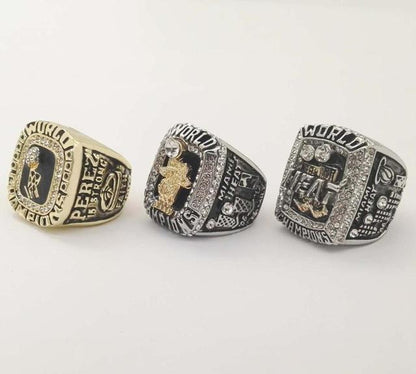 Miami Heat NBA Basketball Championship 3 Ring Set (2006, 2012, 2013)