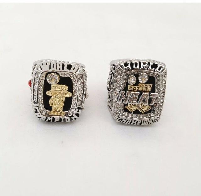 Miami Heat NBA Championship 2 Ring Set (2012, 2013)