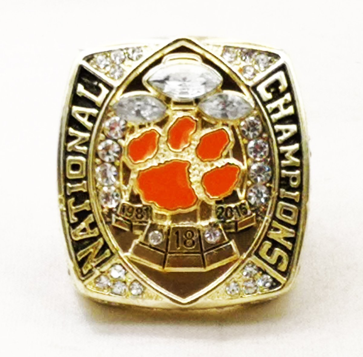 Clemson Tigers College National Championship Ring (2018)