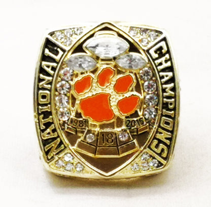 Clemson Tigers College National Championship Ring (2018)