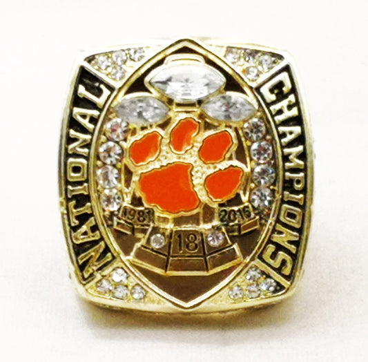 Clemson Tigers College National Championship Ring (2018)